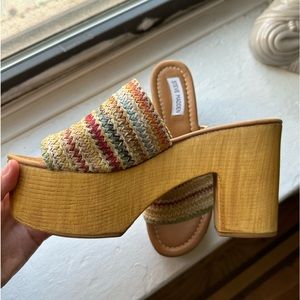 Steve Madden Chunky Clog Sandals - W9